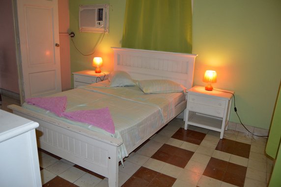Accommodation in the house (casa particular) of Sixto and María in Vedado, Havana
