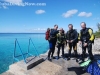 Grupo de amigos buceadores